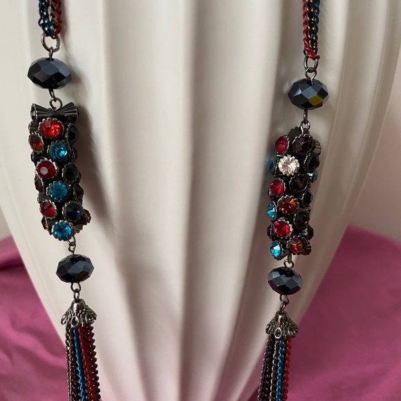 Multicolour Beautiful Necklace - Picture 7 of 8